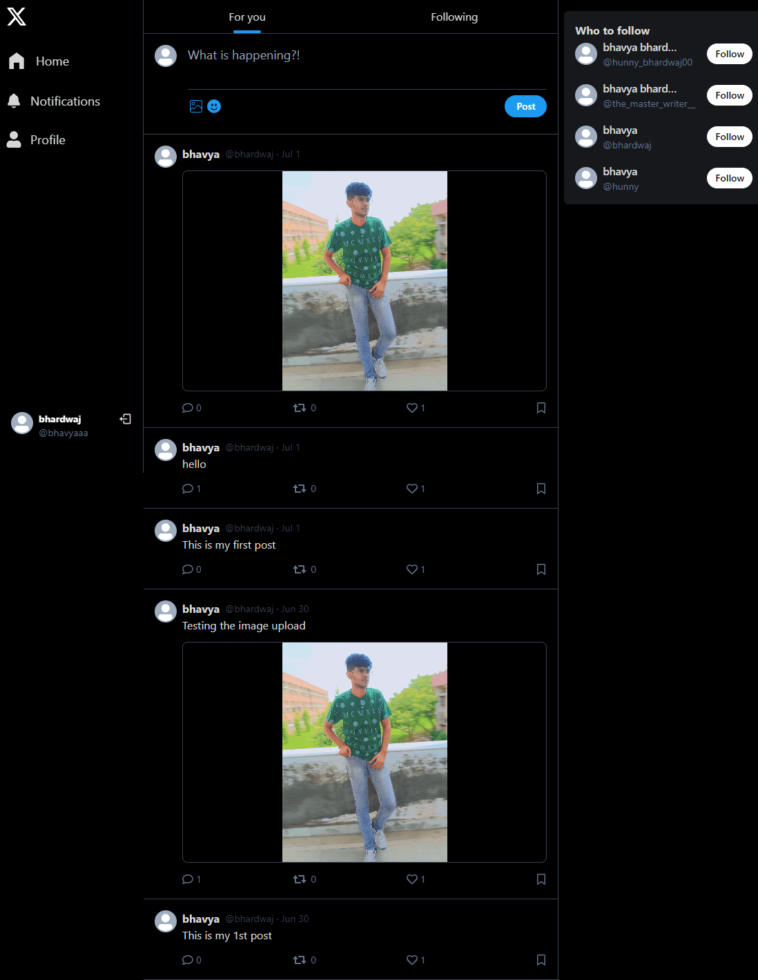 Twitter Clone